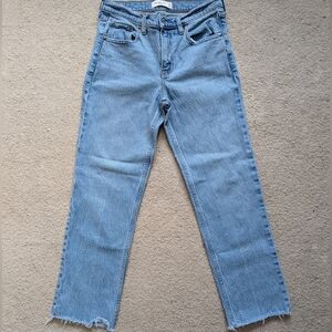 Abercrombie & Fitch 90's Straight Mid Rise Denim Jeans 27/4S